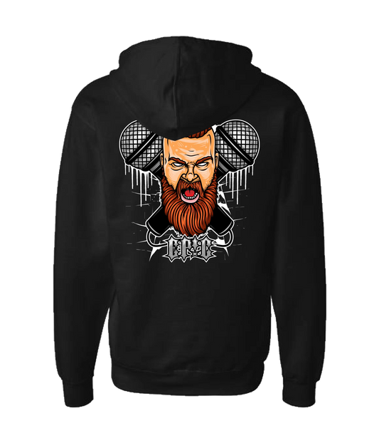 PovCiti Apparel - Epic Mics - Black Zip Up Hoodie
