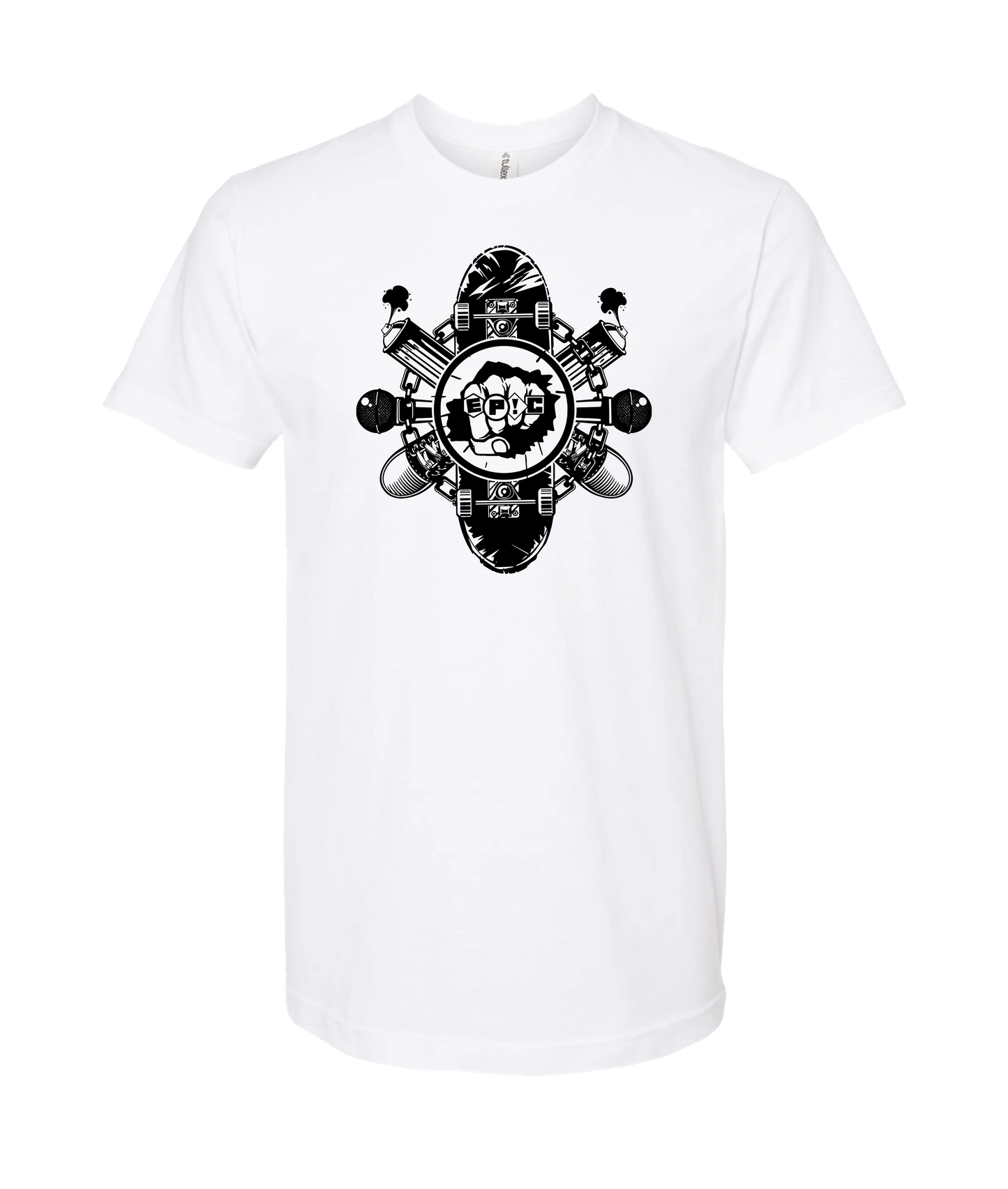 PovCiti Apparel - Epic Punch - White T-Shirt