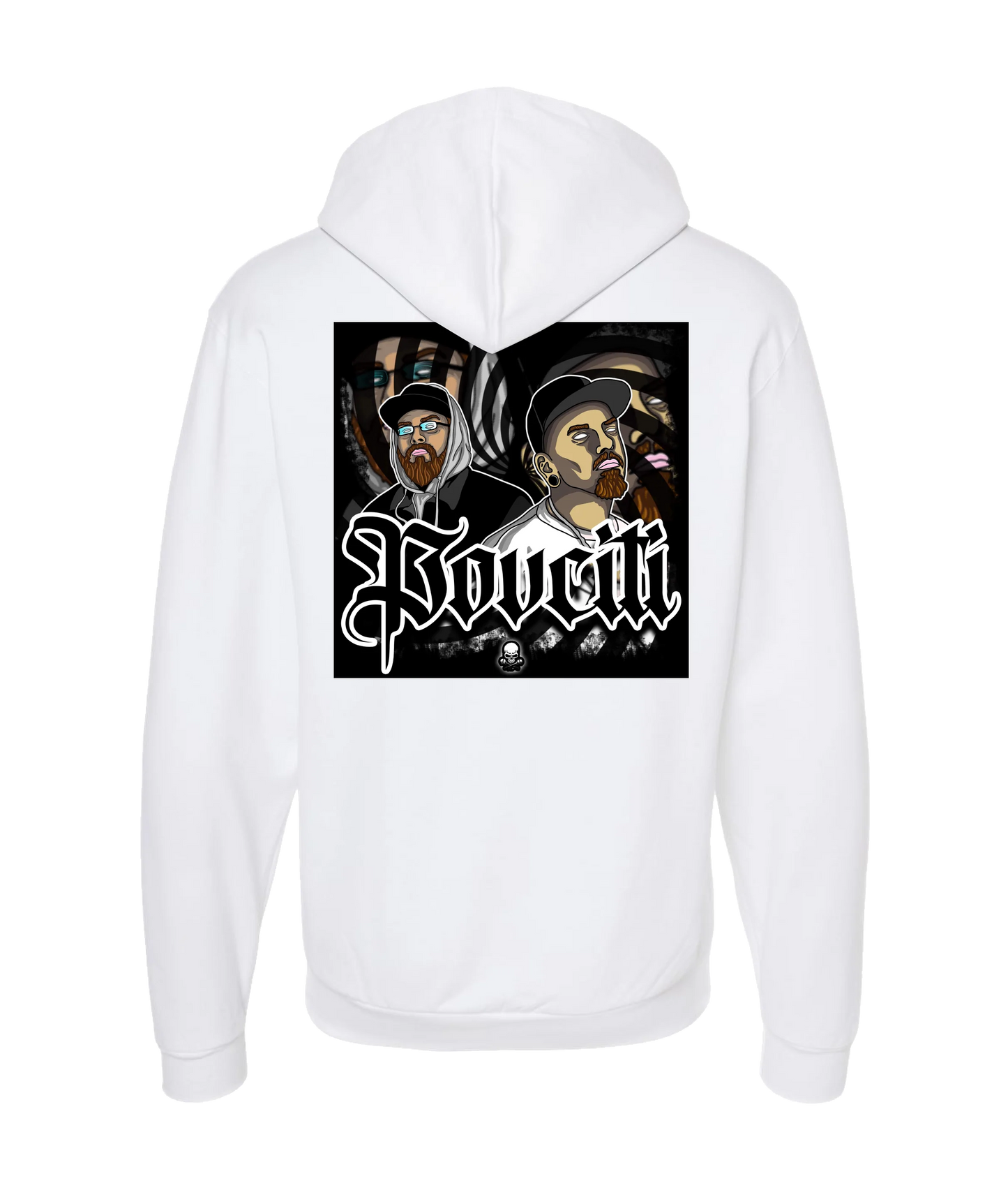 Ep!c of PovCiti - PovCiti - White Zip Up Hoodie