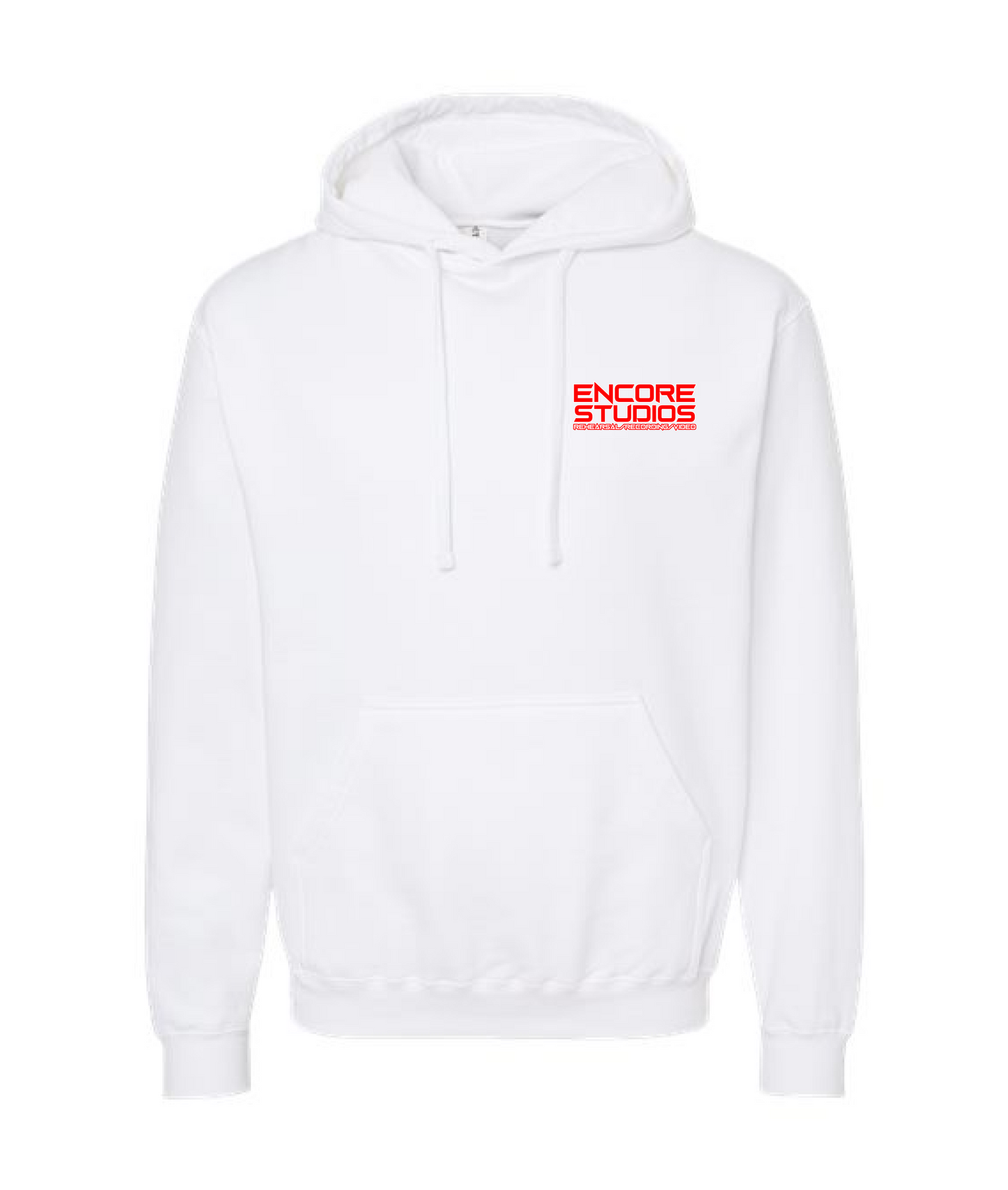 Encore Studios - Logo - White Hoodie