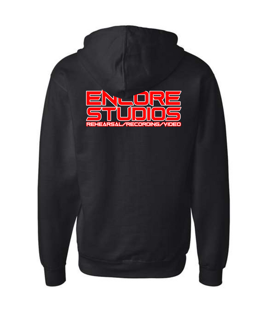 Encore Studios - Logo - Black Zip Hoodie