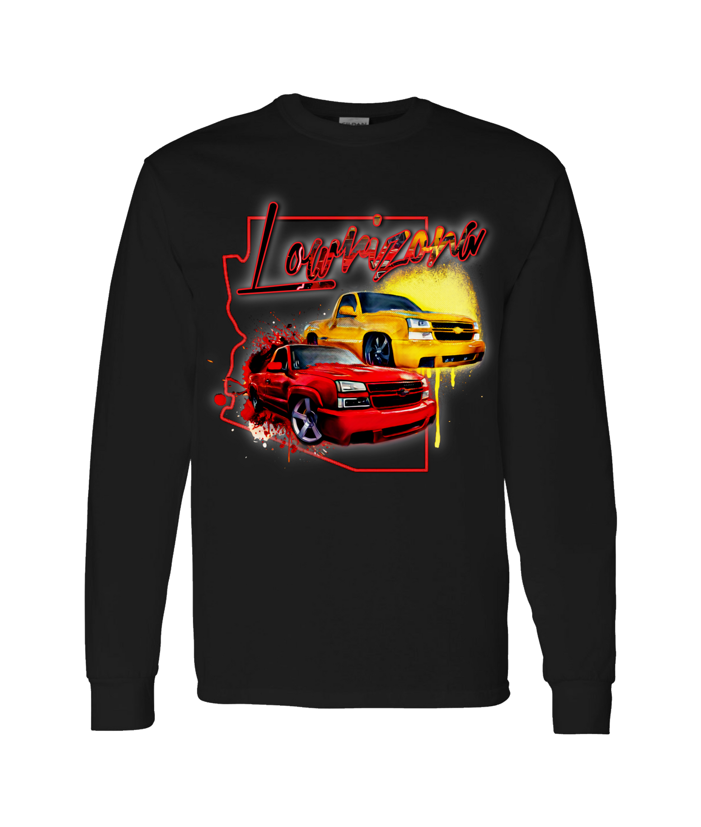 Edgar Sanchez - LOWRIZONA - Black Long Sleeve T