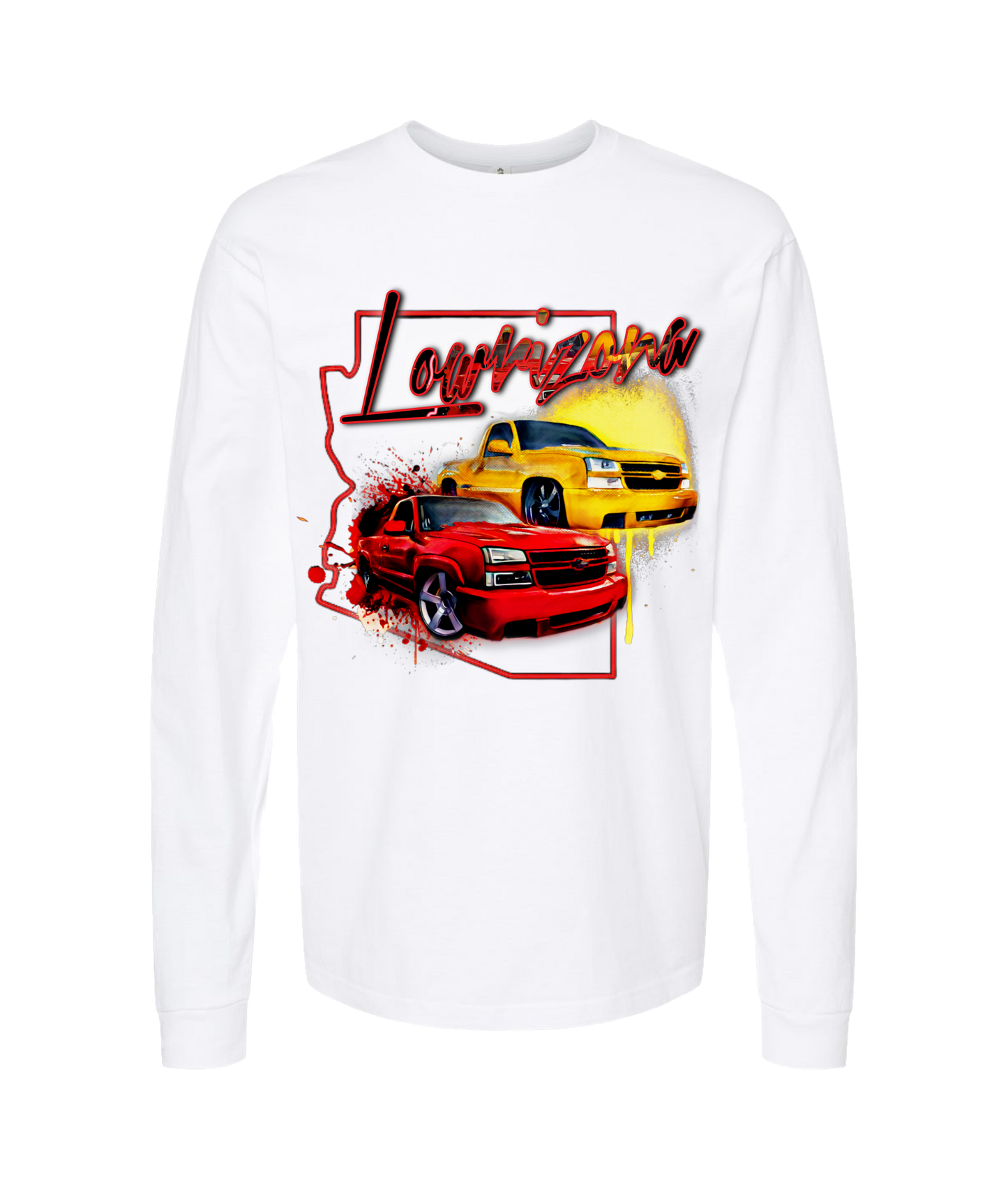 Edgar Sanchez - LOWRIZONA - White Long Sleeve T