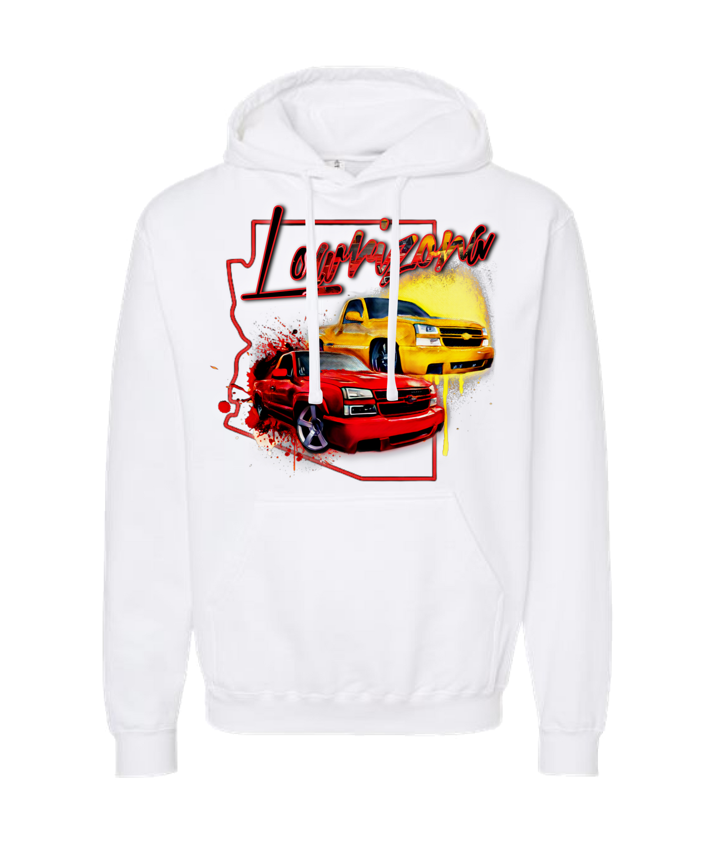 Edgar Sanchez - LOWRIZONA - White Hoodie