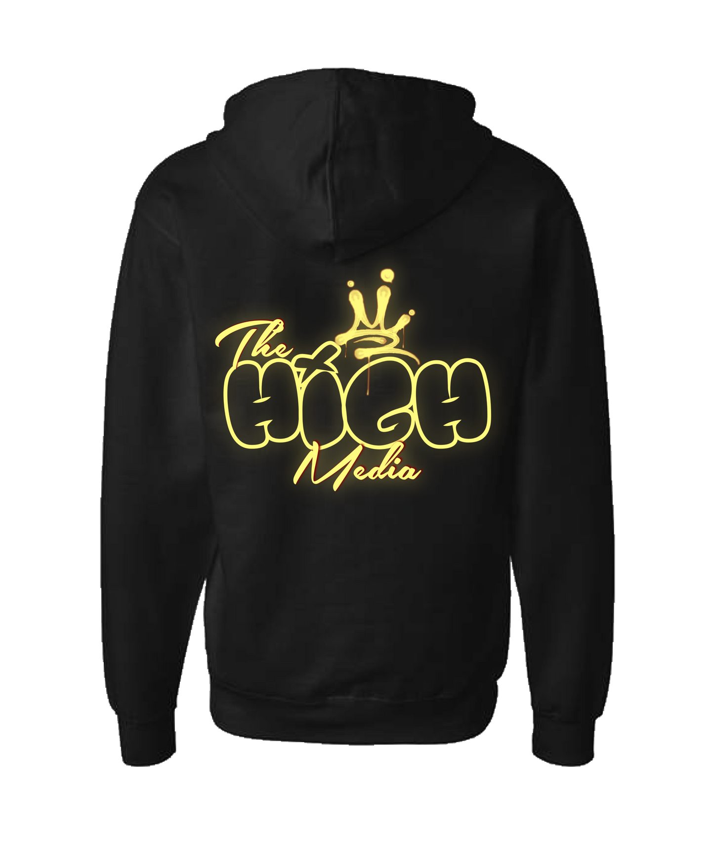 Edgar Sanchez - THE HIGH MEDIA - Black Zip Up Hoodie