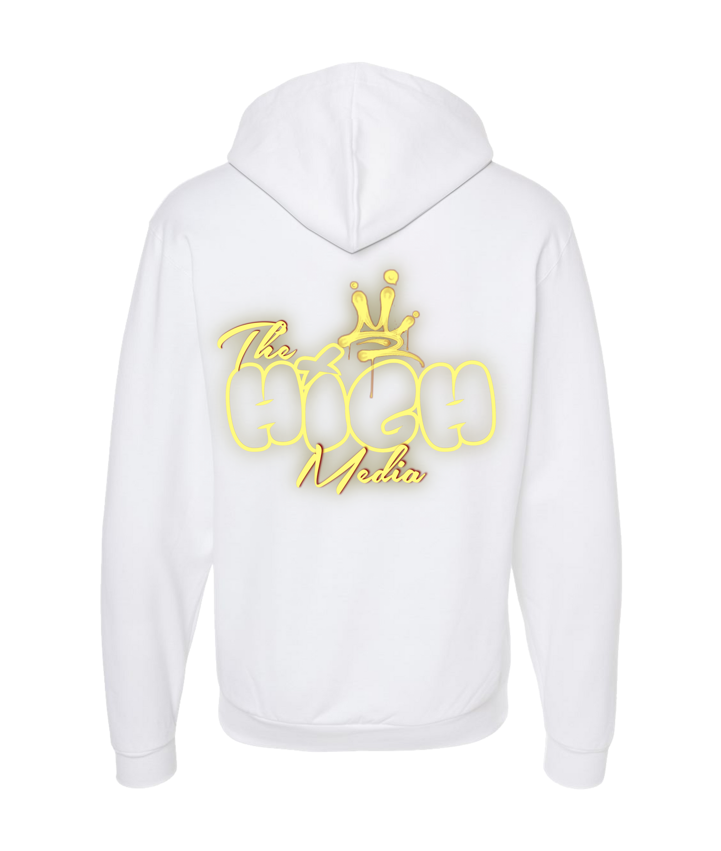Edgar Sanchez - THE HIGH MEDIA - White Zip Up Hoodie