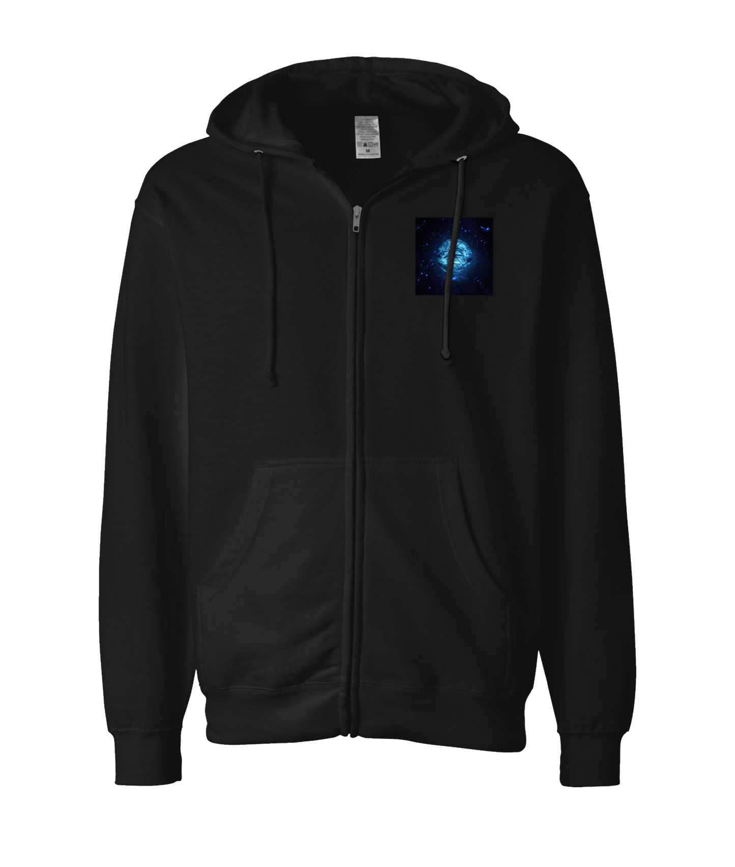 Evaize
- Blue Moon - Black Zip Up Hoodie