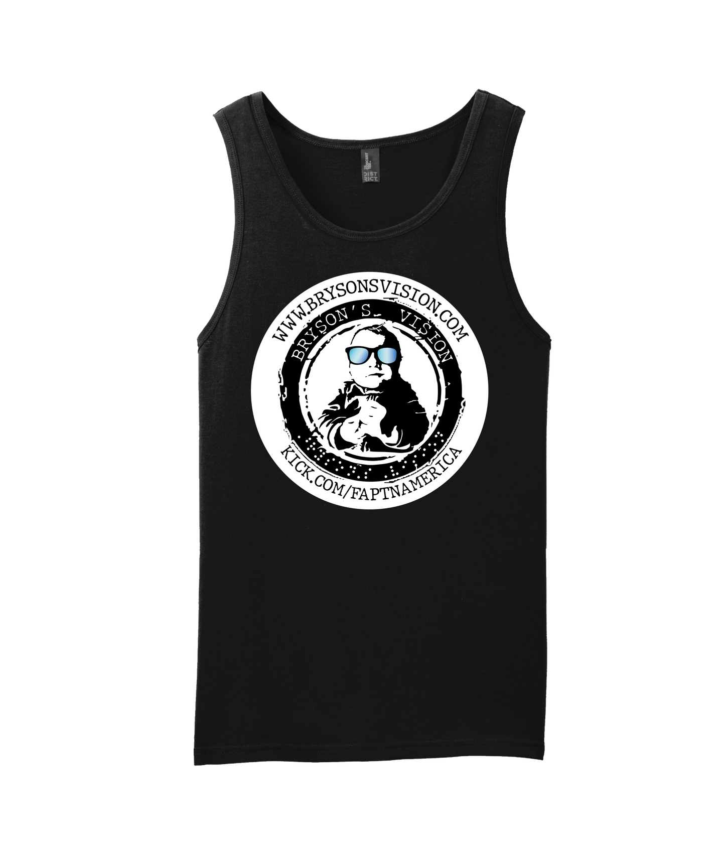 V-FATOP - BRYSON'S VISION - White Tank Top