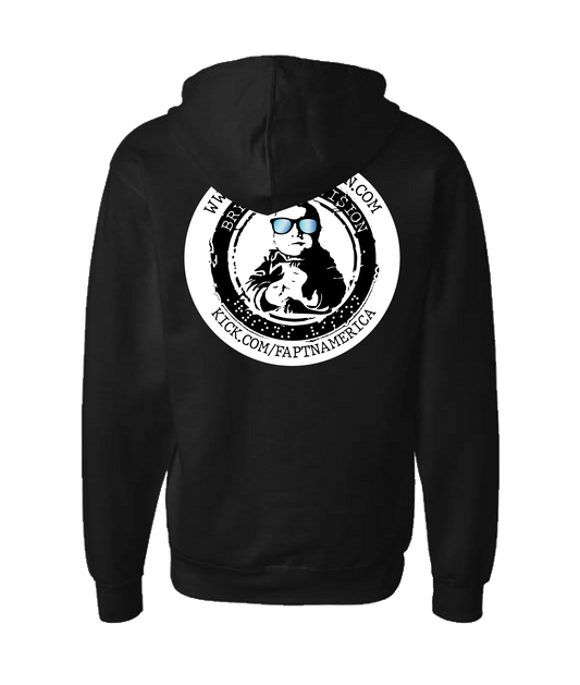 V-FATOP - BRYSON'S VISION - White Zip Up Hoodie