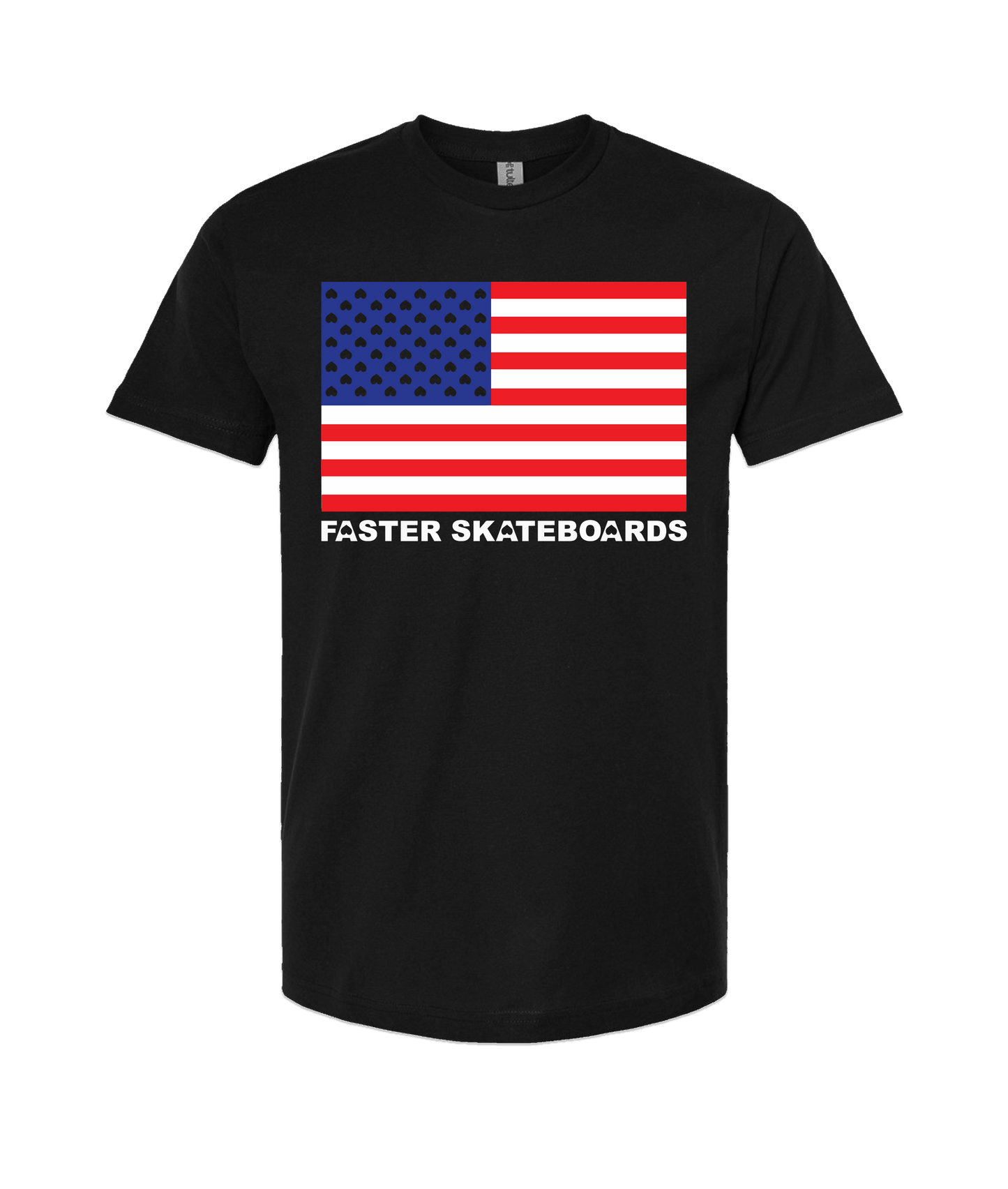 V-FASTOP - FLAG - Black T-Shirt