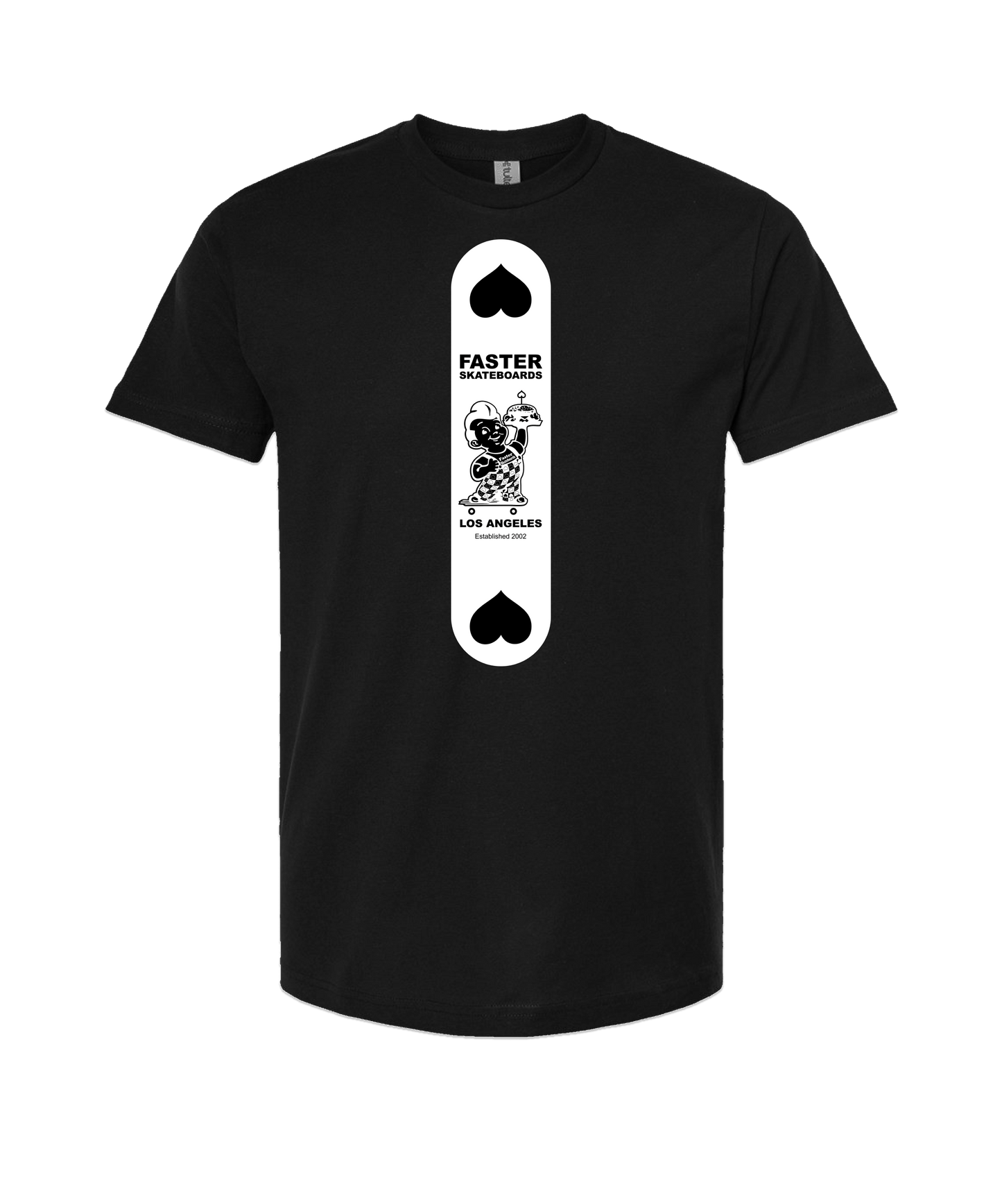 Faster Skateboards - BIG BOY - Black T Shirt