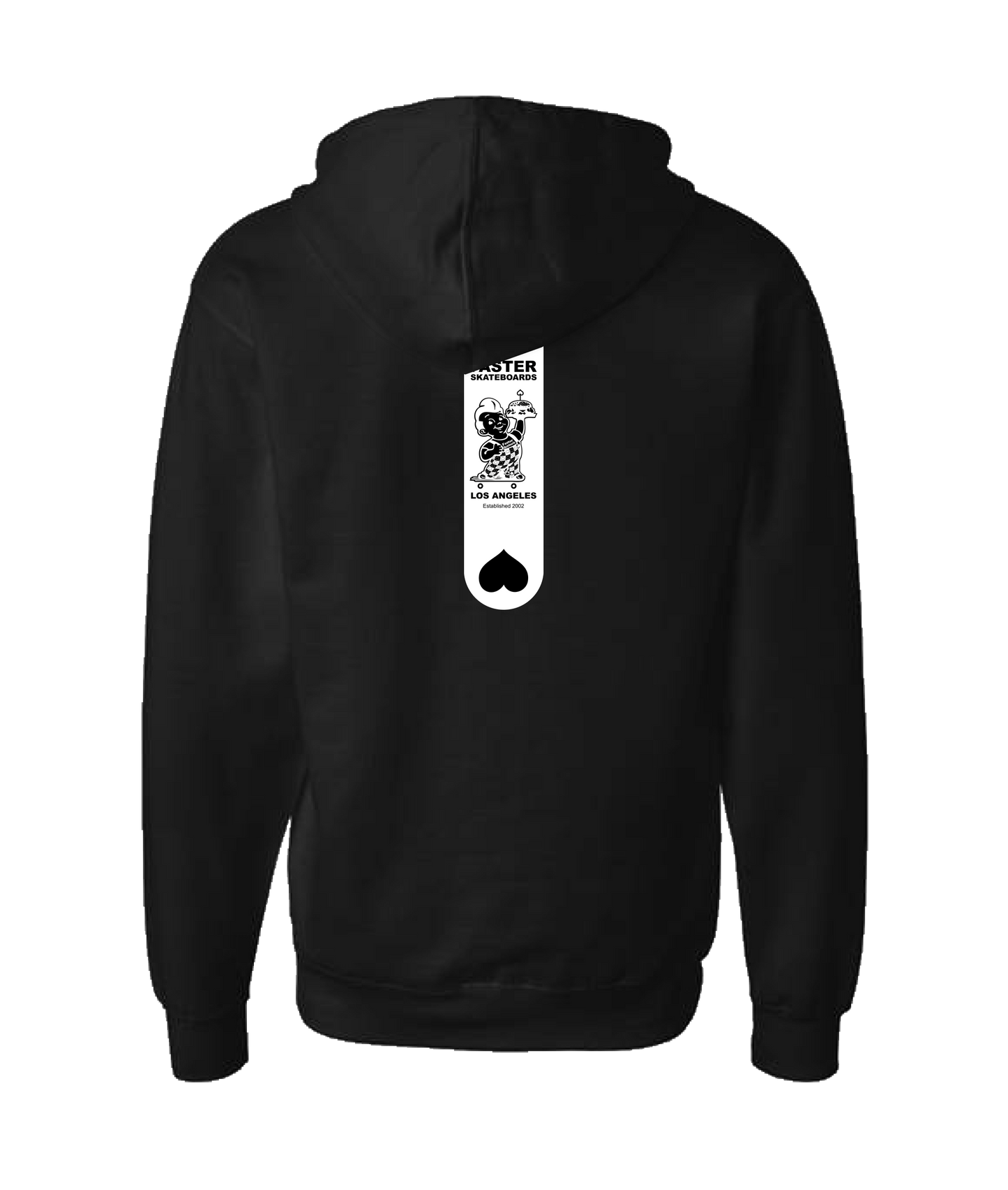 Faster Skateboards - BIG BOY - Black Zip Up Hoodie