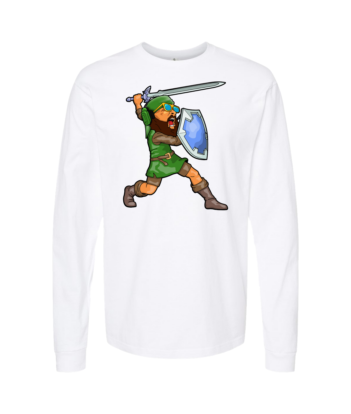 FaptnAmerica - FapLink - White Long Sleeve T