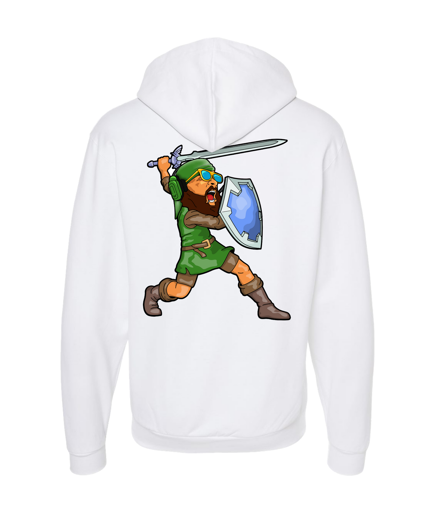 FaptnAmerica - FapLink - White Zip Up Hoodie