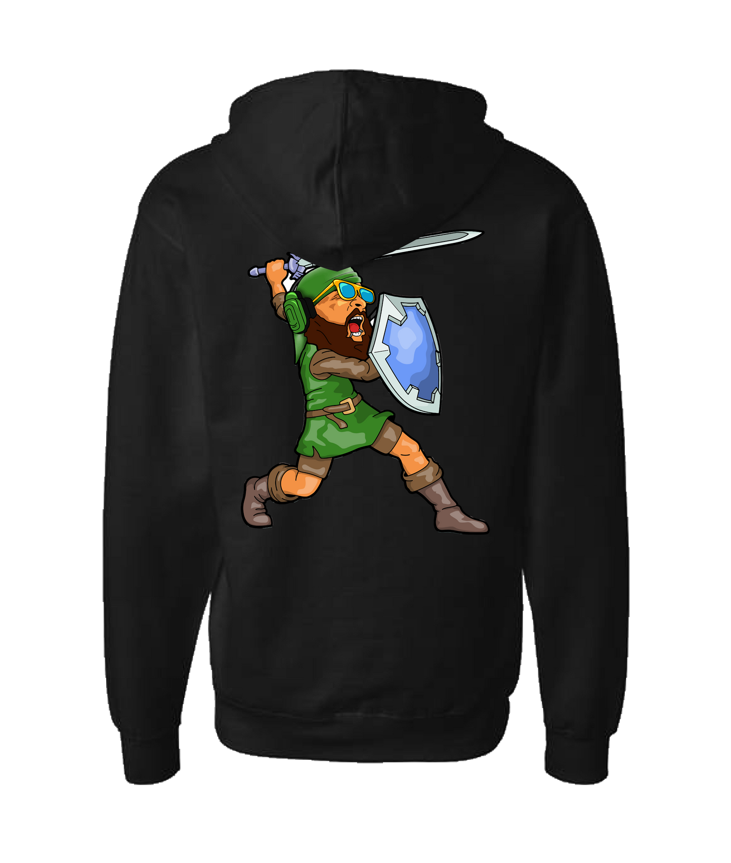 FaptnAmerica - FapLink - Black Zip Up Hoodie