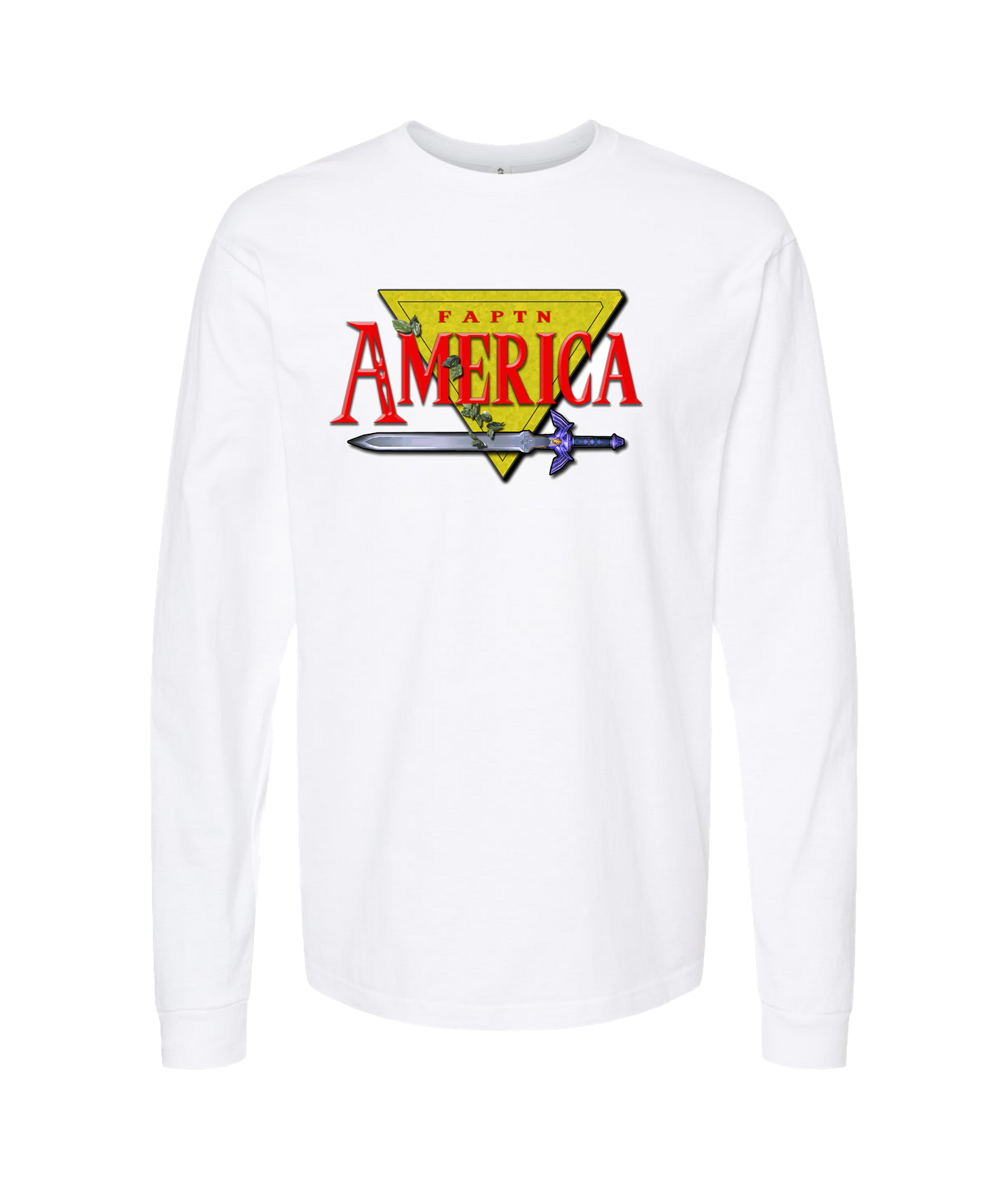 FaptnAmerica - Fapelda - White Long Sleeve T