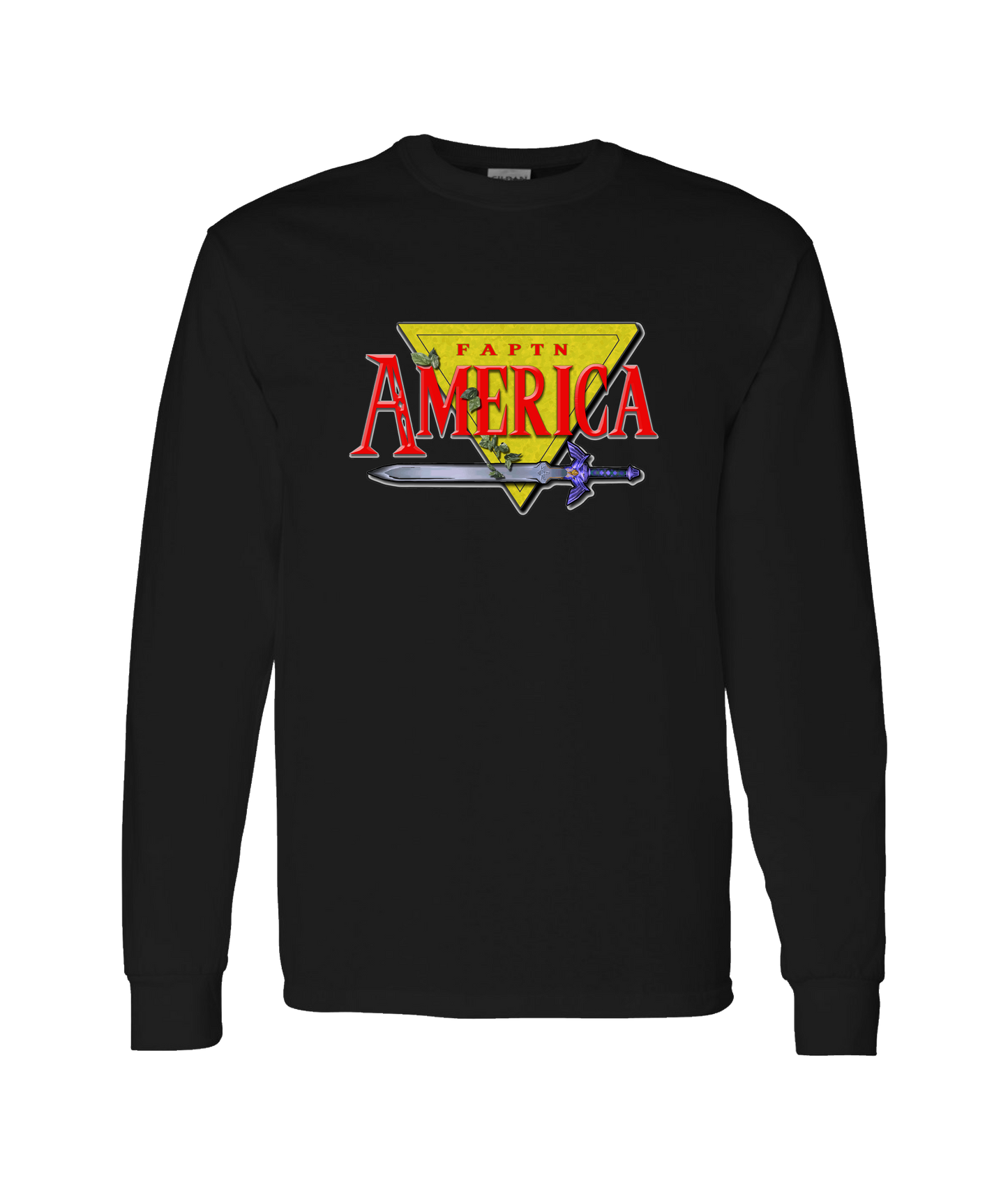 FaptnAmerica - Fapelda - Black Long Sleeve T