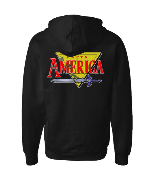 FaptnAmerica - Fapelda - Black Zip Up Hoodie