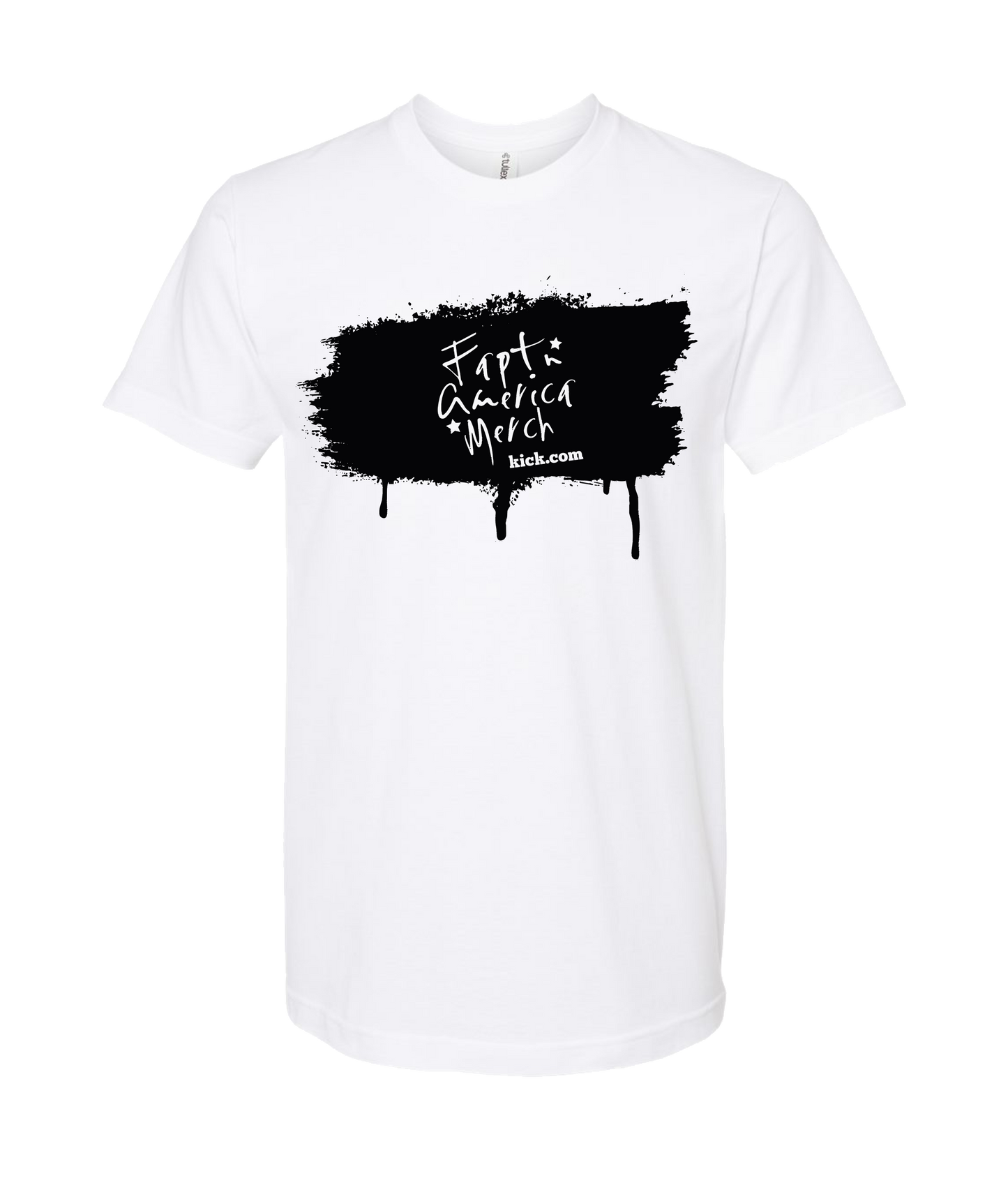 FaptnAmerica - Merch Kick.com - White T-Shirt