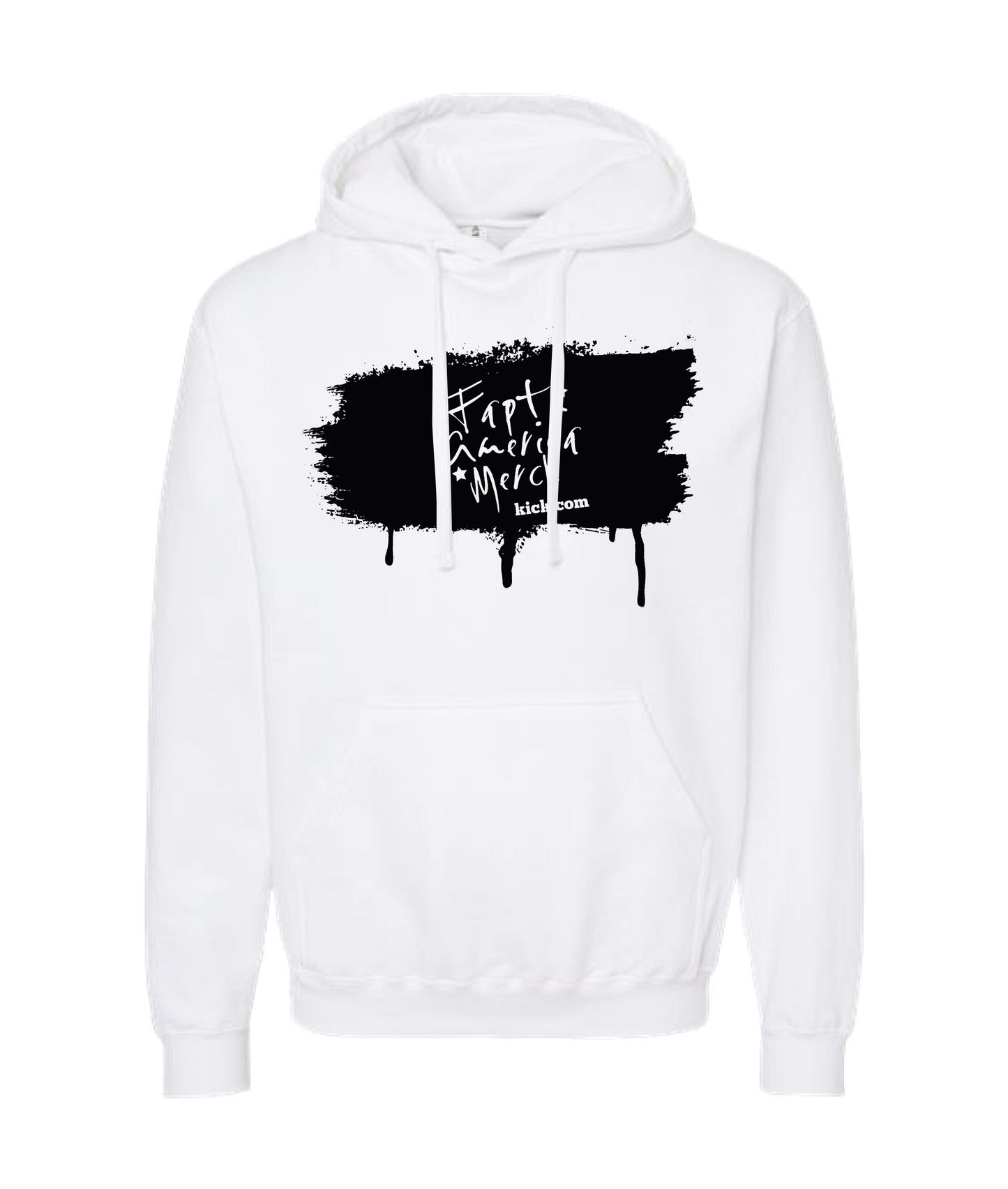 V-FATOP - Merch Kick.com - White Hoodie