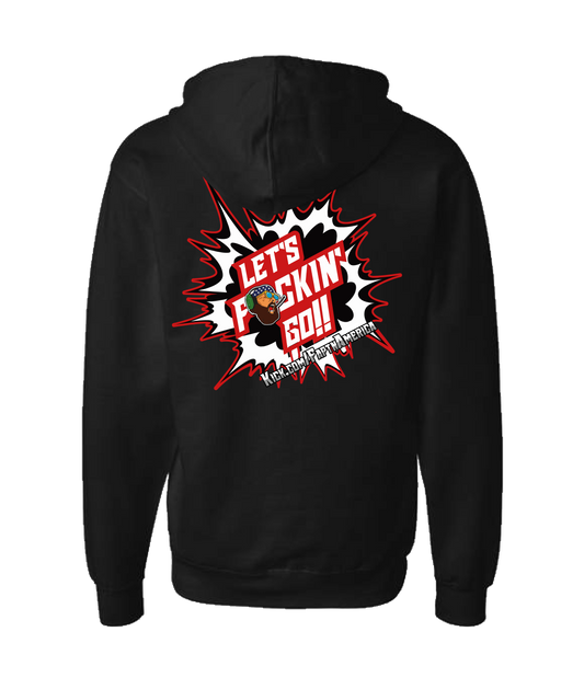 FaptnAmerica - Let's F(AAH)CKING GO!! - Black Zip Up Hoodie