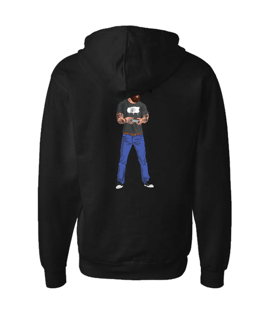 V-FATOP - Playing - Black Zip Up Hoodie