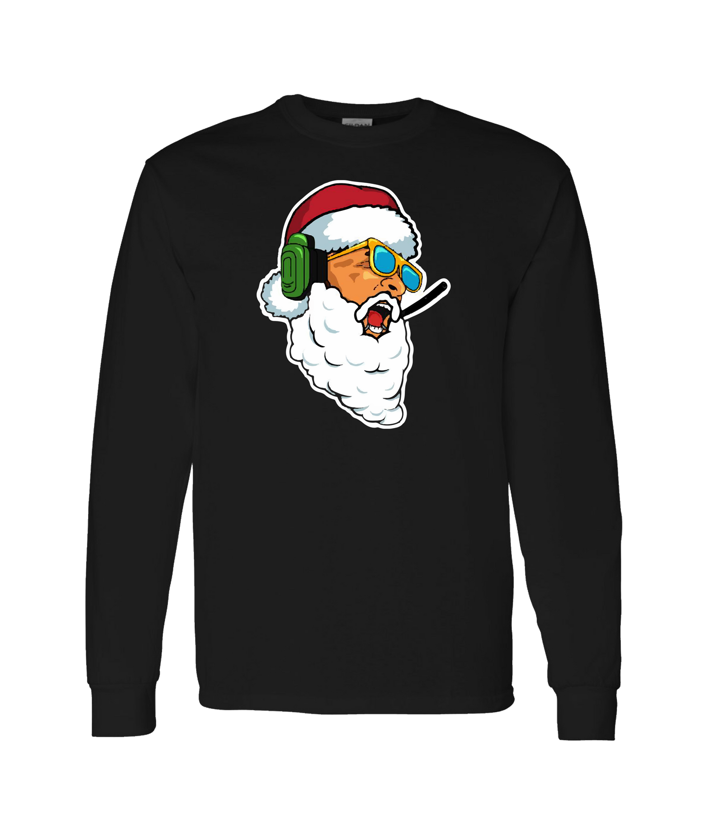 FaptnAmerica - SantaaaAAAAA - Black Long Sleeve T