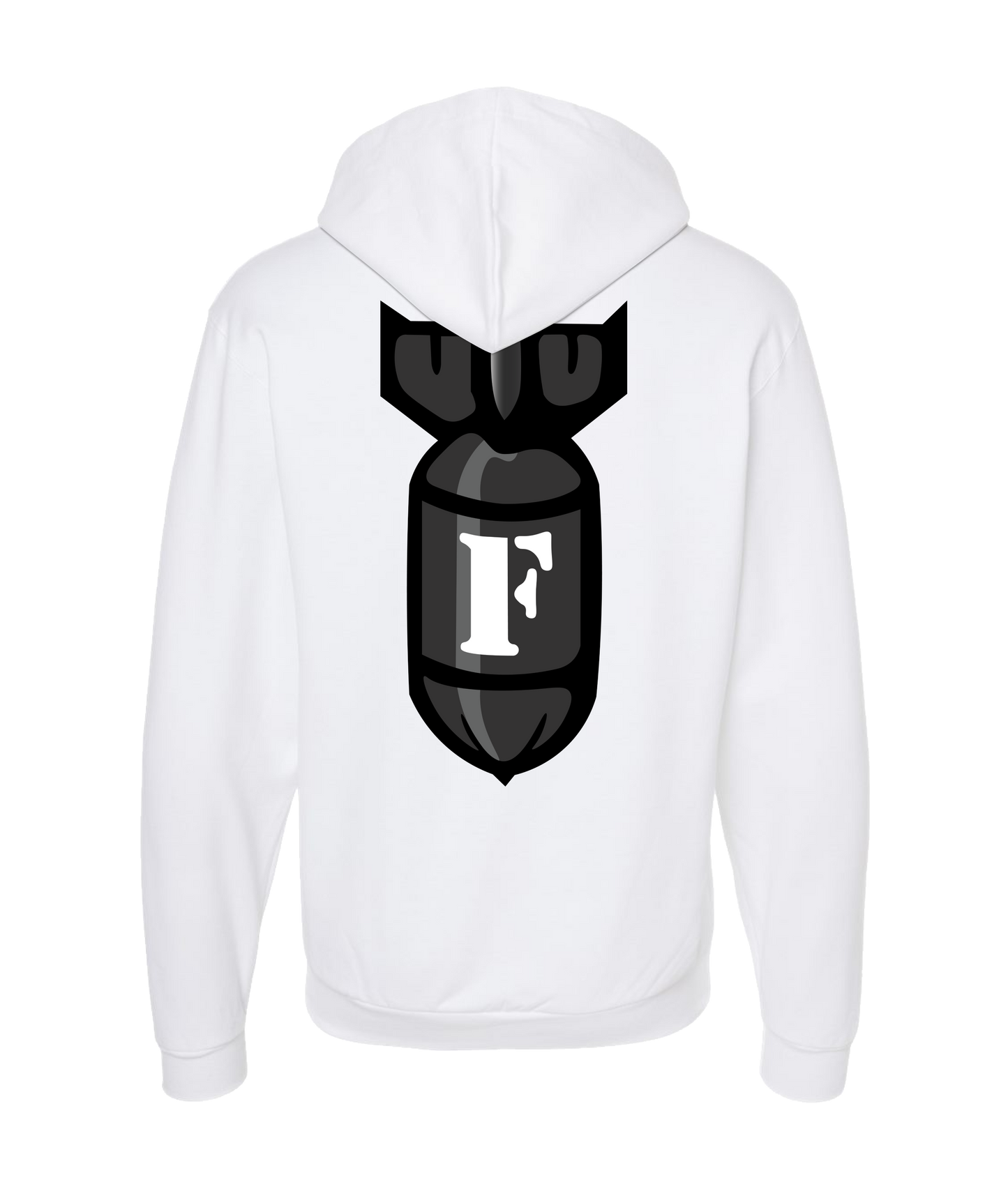 FaptnAmerica - FapBomb - White Zip Up Hoodie