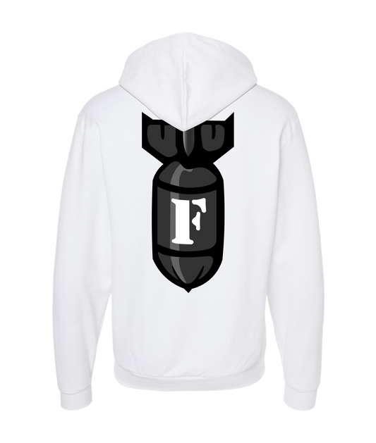 FaptnAmerica - FapBomb - White Zip Up Hoodie