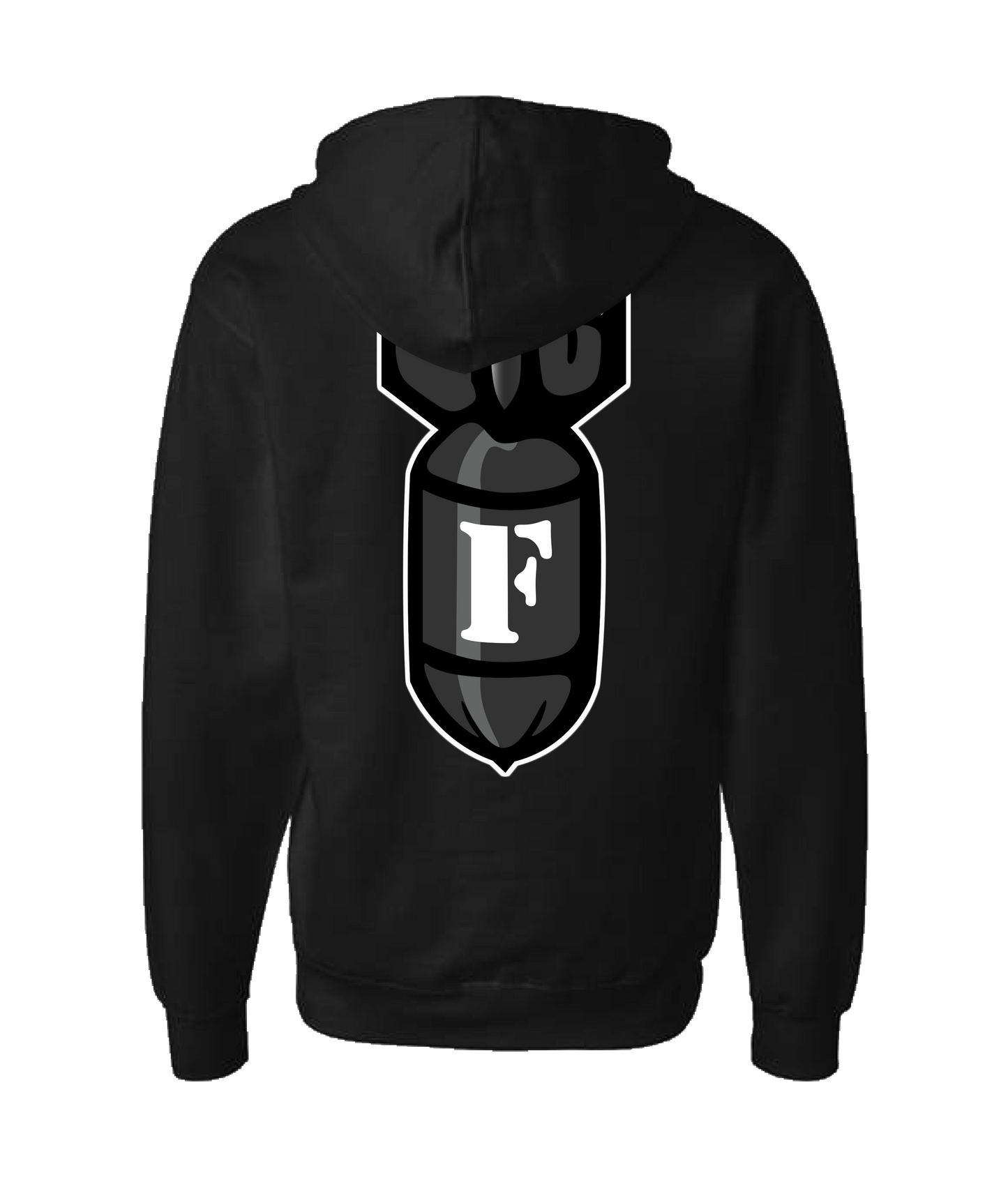 FaptnAmerica - FapBomb - Black Zip Up Hoodie