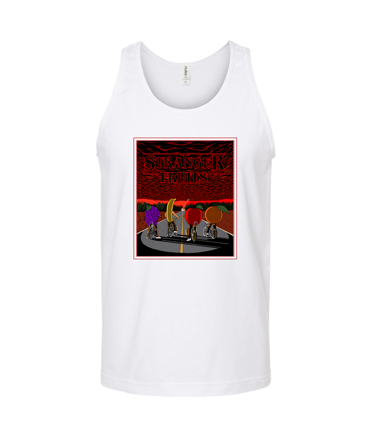Fruit Boy - Stranger Fruits (White) - White Tank Top