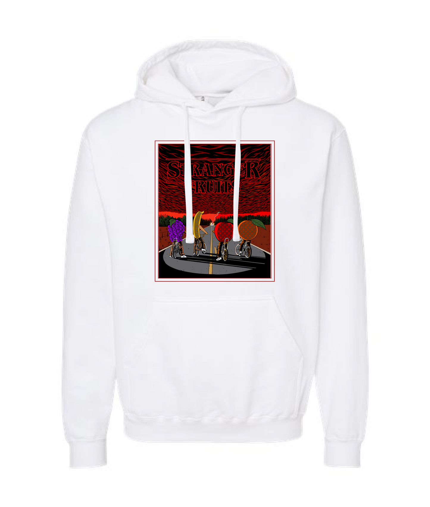 Fruit Boy - Stranger Fruits (White) - White Hoodie