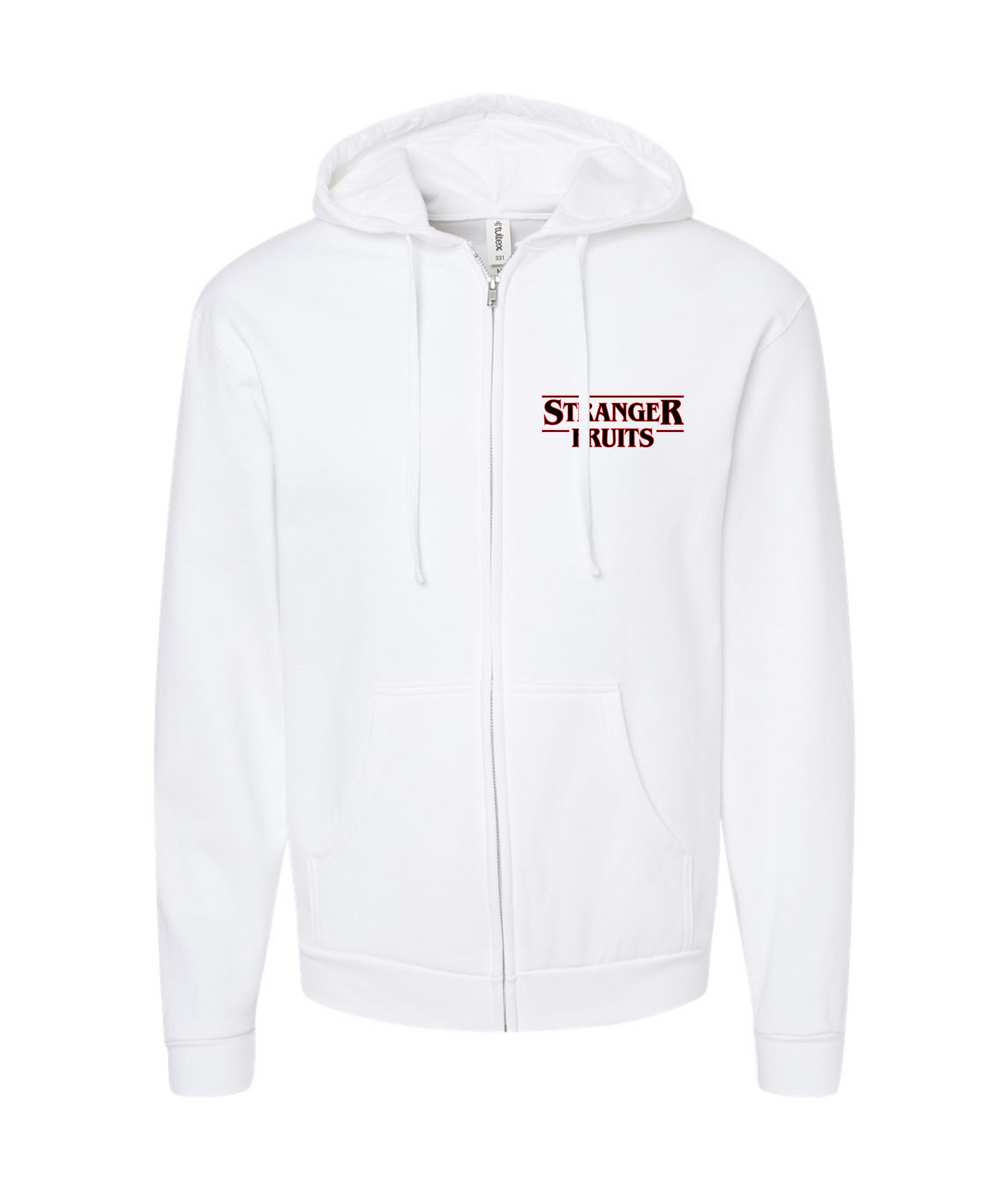 Fruit Boy - Stranger Fruits (White) - White Zip Up Hoodie