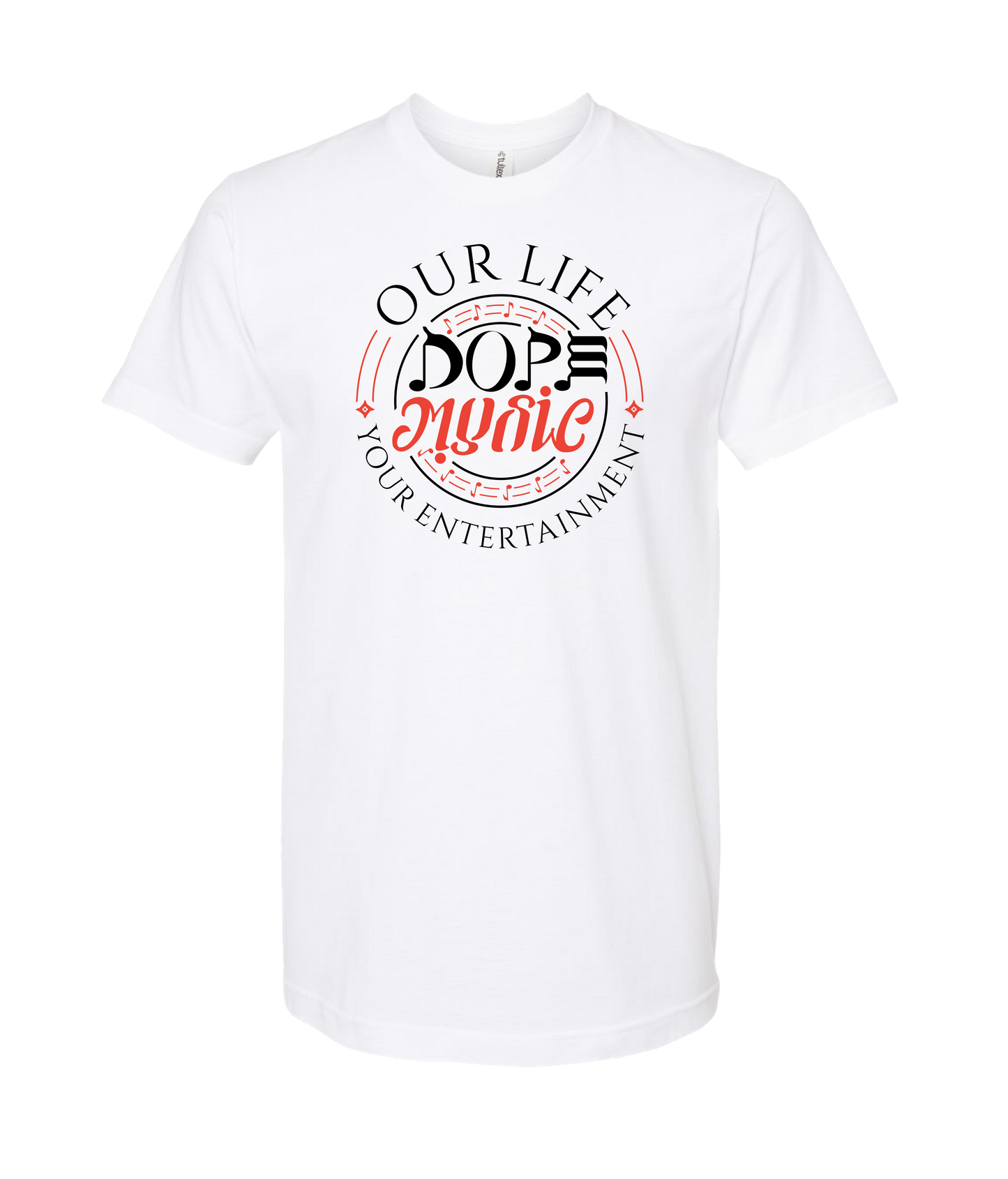 Freedom Corner Brand - Dope Music - White T-Shirt