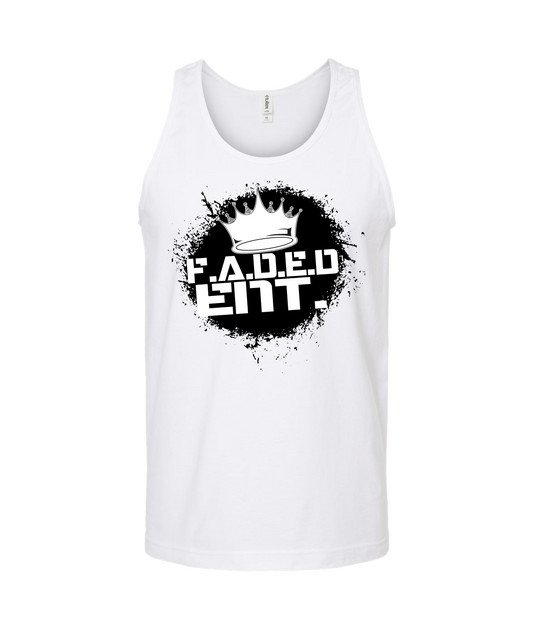 F.A.D.E.D.ENT. - Logo Black - White Tank Top