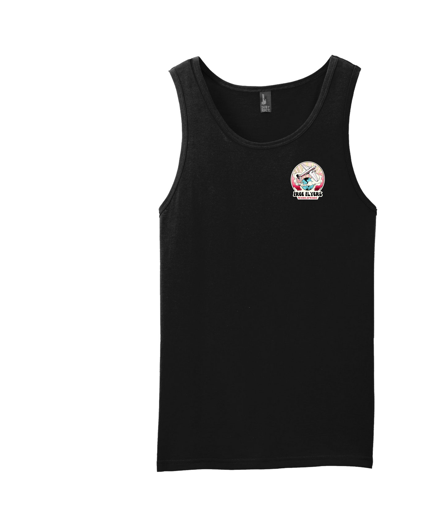 John Mana and the Free Flyers - Free Flyers Worldwide 4 - Black Tank Top