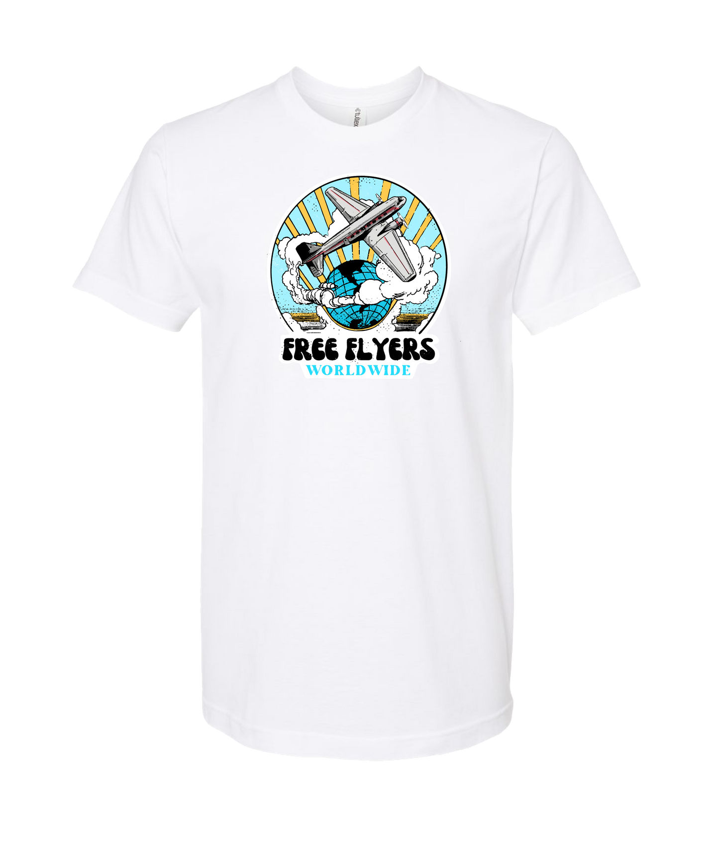 John Mana and the Free Flyers - Free Flyers Worldwide 3 - White T-Shirt