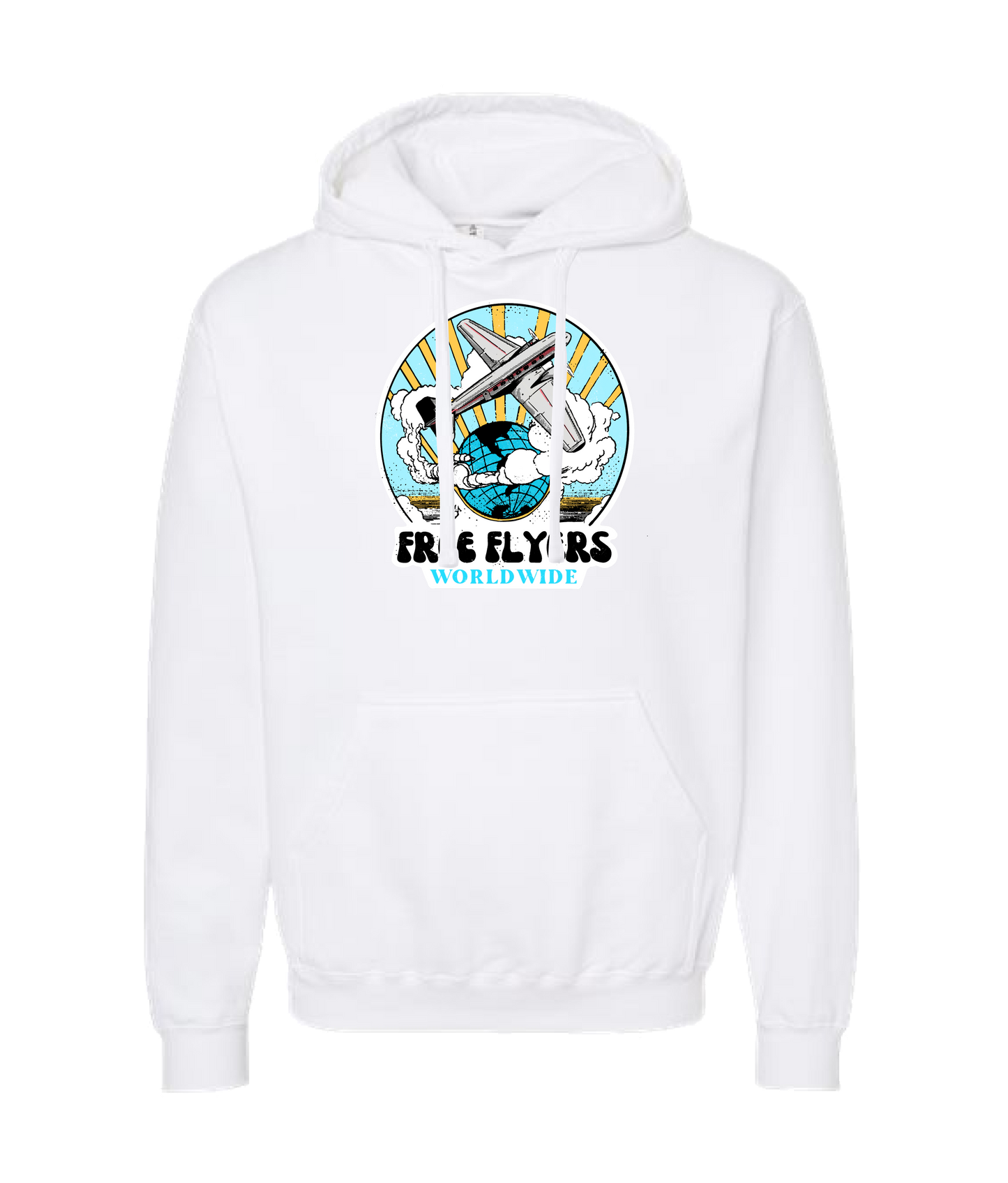 John Mana and the Free Flyers - Free Flyers Worldwide 3 - White Hoodie