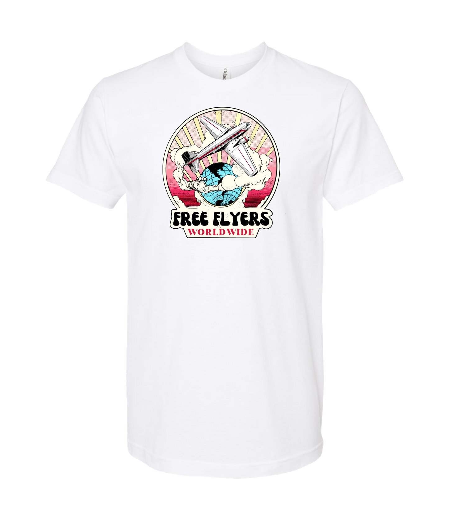 John Mana and the Free Flyers - Free Flyers Worldwide 4 - White T Shirt