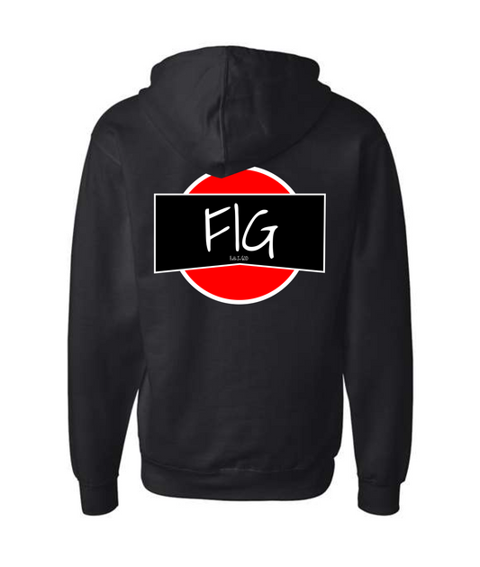 The FIG Brand - FAITH IN GOD - Black Zip Up Hoodie