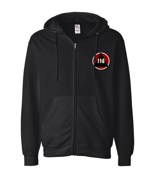 The FIG Brand - FAITH IN GOD - Black Zip Up Hoodie
