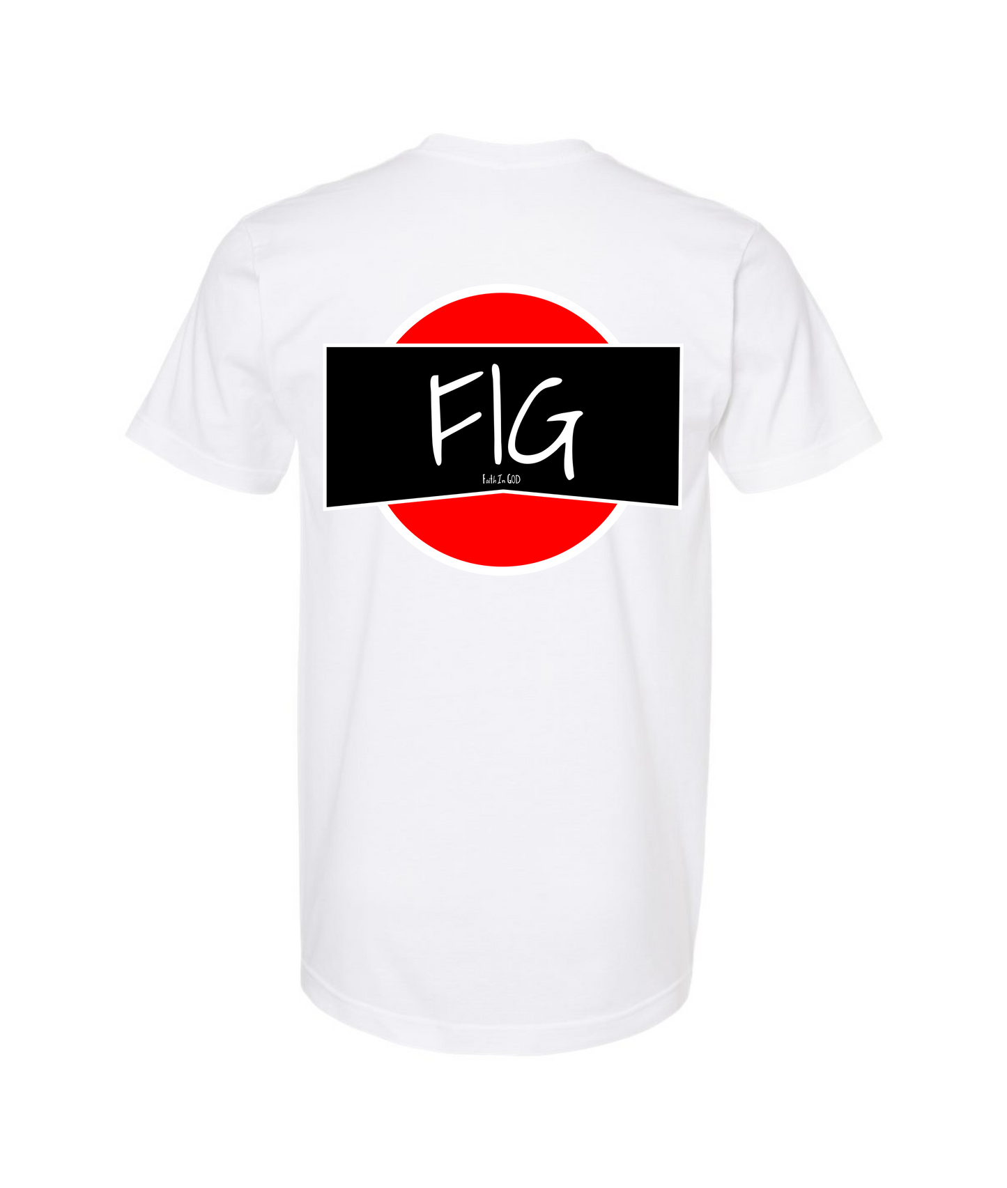 V-FIGBTOP - FAITH IN GOD - White T Shirt