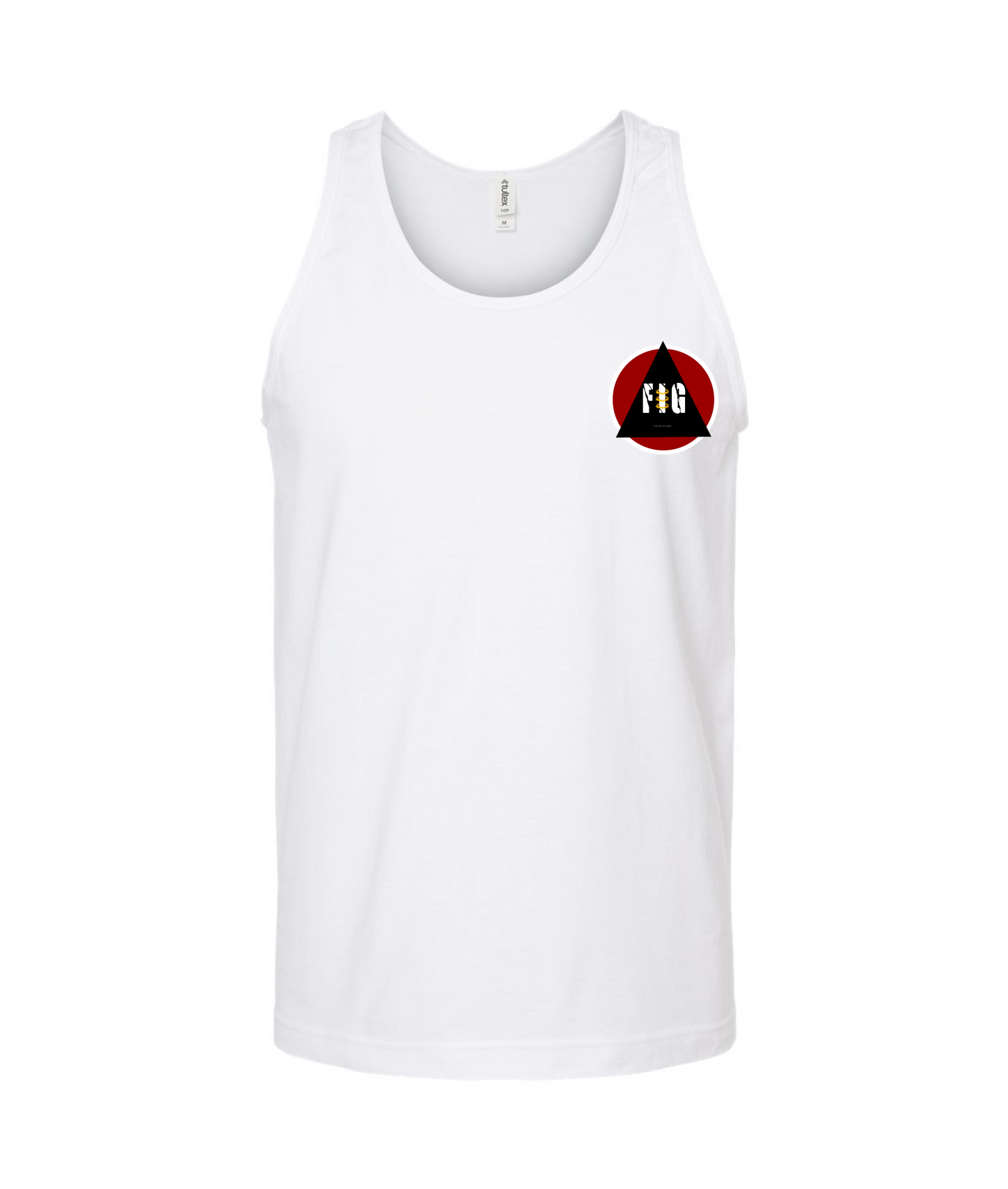 The FIG Brand - FAITH IN GOD - White Tank Top