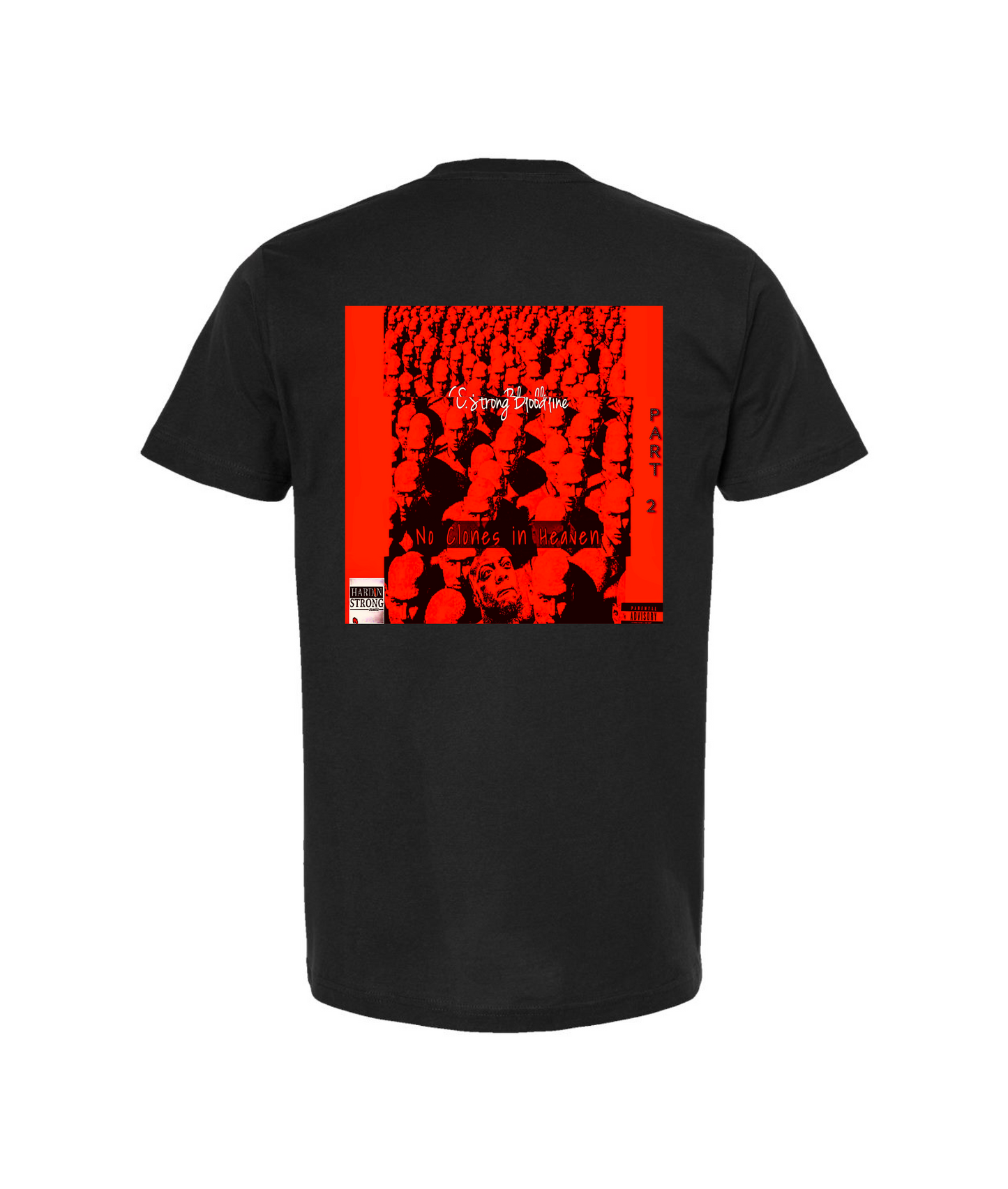 V-FIGBTOP - NO CLONES IN HEAVEN - Black T Shirt