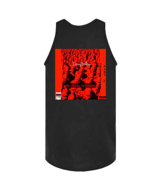 V-FIGBTOP - NO CLONES IN HEAVEN - Black Tank Top