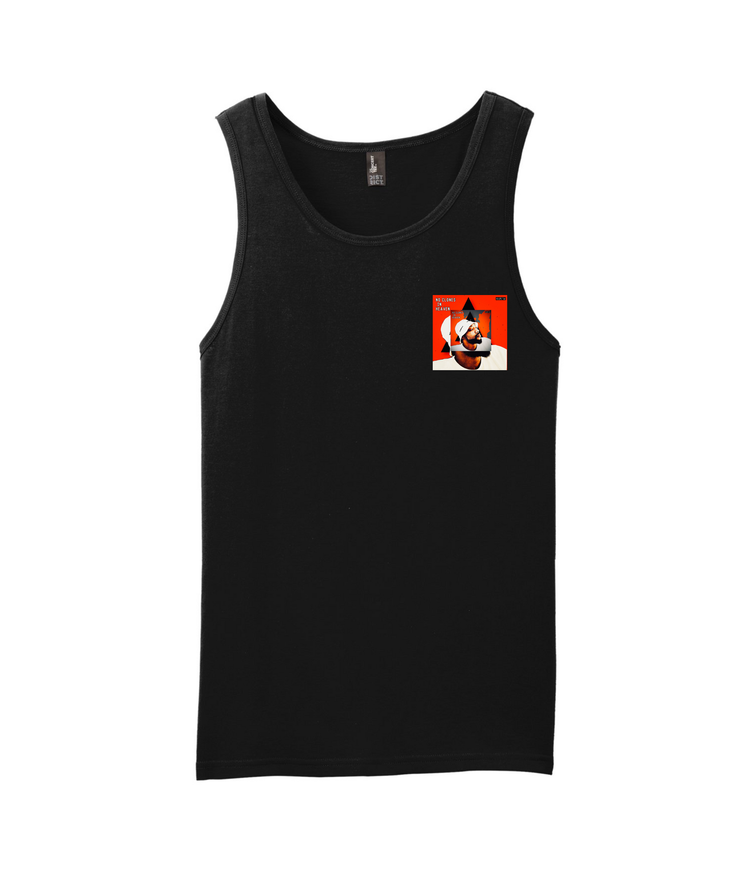 The FIG Brand - NO CLONES IN HEAVEN - Black Tank Top