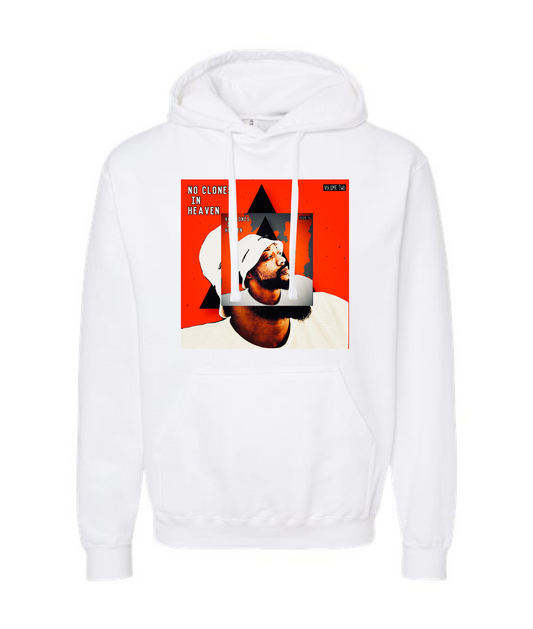 The FIG Brand - NO CLONES IN HEAVEN - White Hoodie