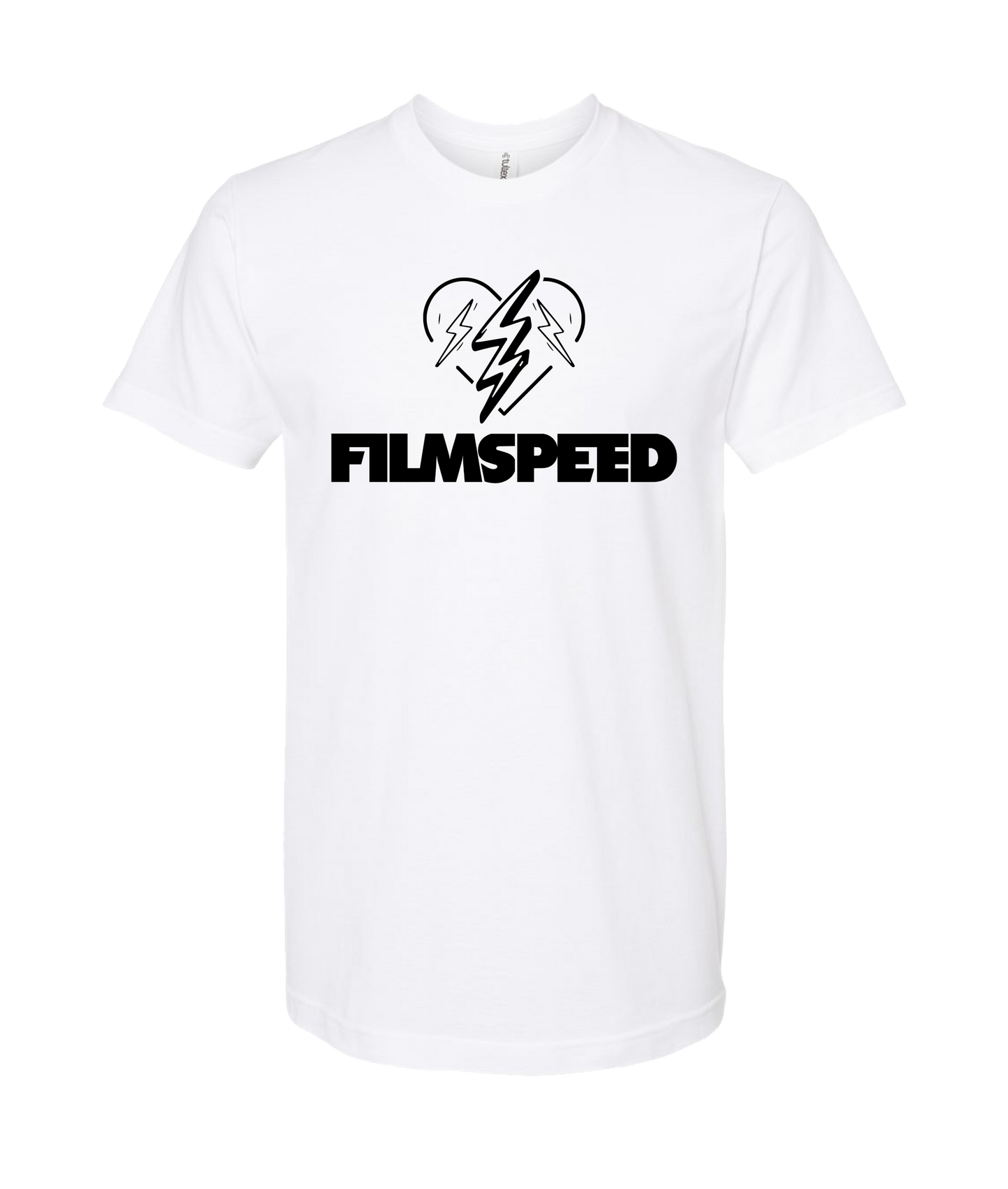 FILMSPEED - BOLT HEART - White T Shirt