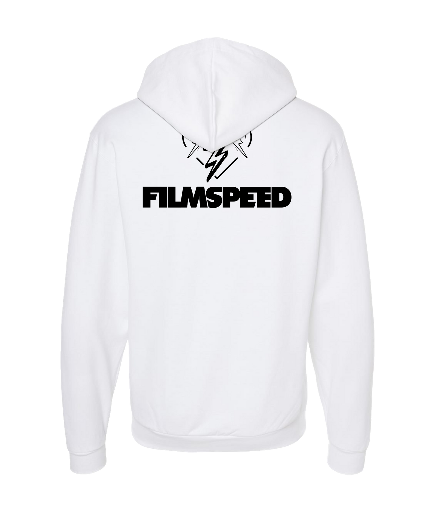 V-FILTOP - BOLT HEART - White Zip Up Hoodie