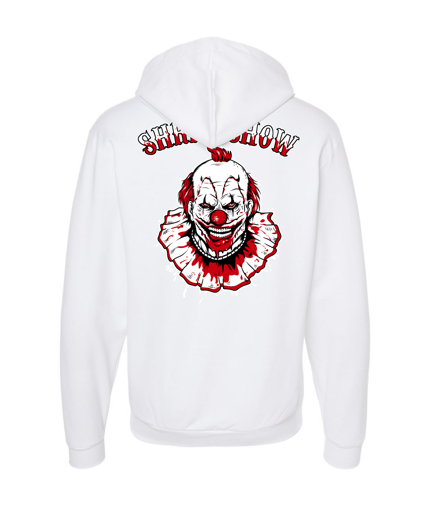 Fuzzy Monkey Films - Shriekshow - White Zip Hoodie